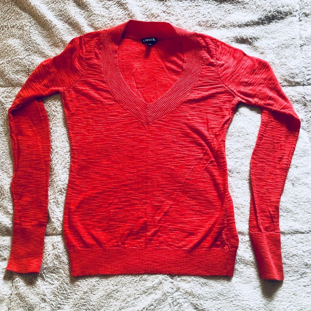 V-neck sweater
